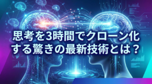 思考を3時間でクローン化する驚きの最新技術とは?